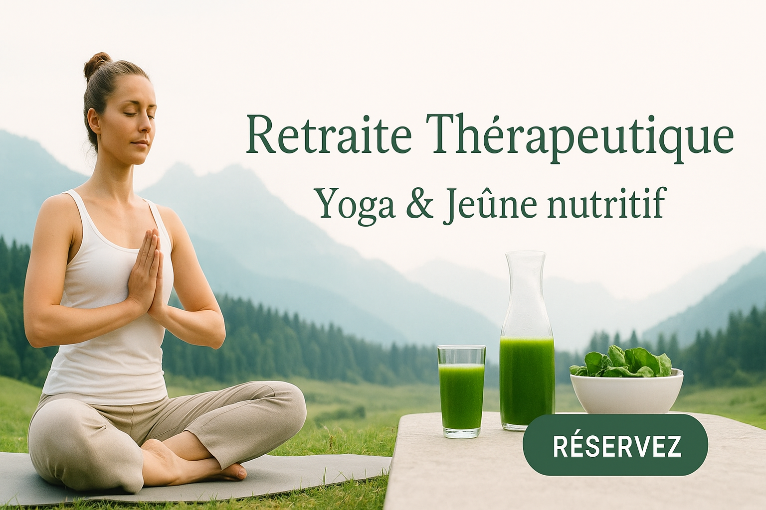 Rretraite thétapeurique yoga jeûne nutritif